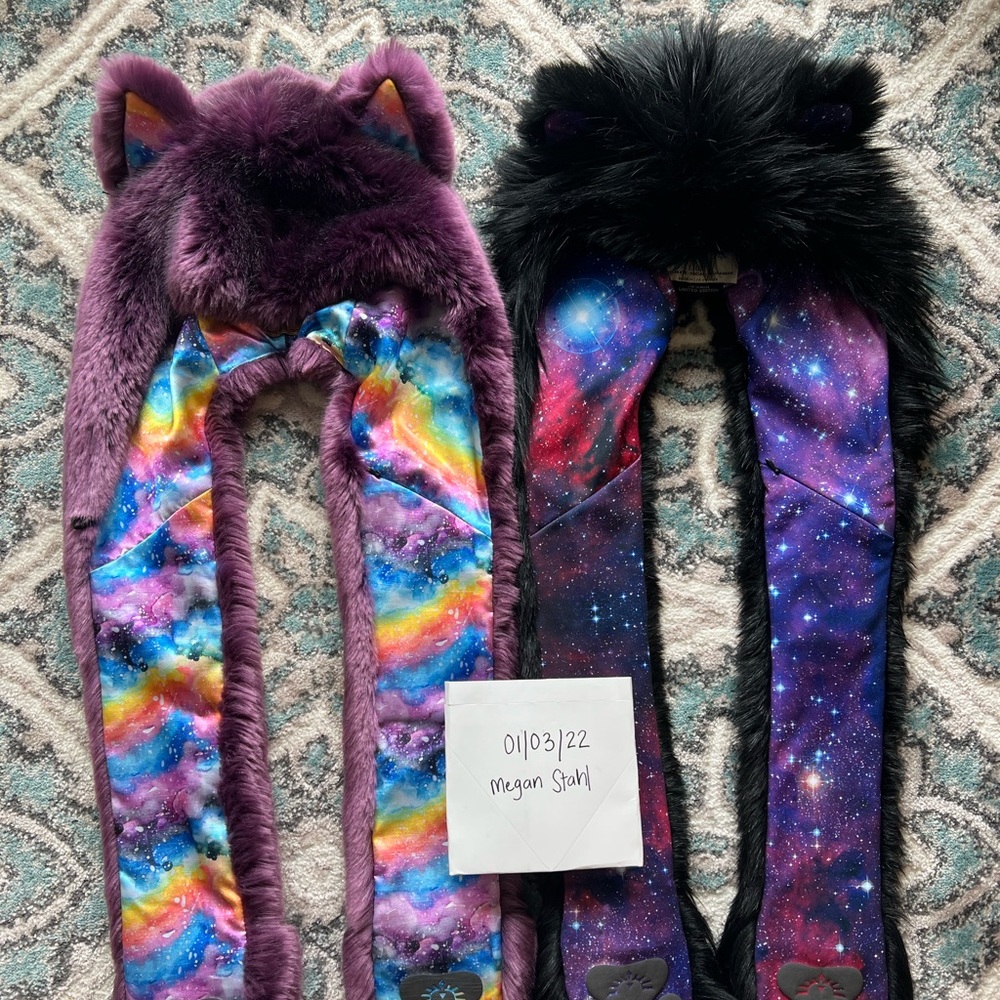 Spirithoods Black Lionnn and Lavender Rainbow 🌈